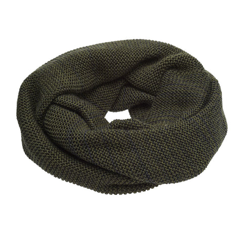 Organic Knitted Wool Loop Scarf Adult - Assorted Colours
