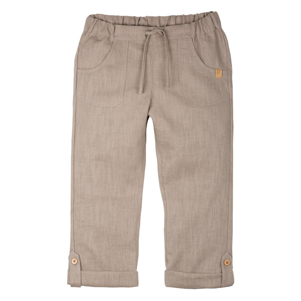 Linen Trousers - Dune - 2-8y