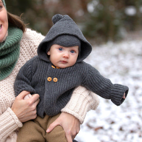 bonnet bébé en alpaga laine par Pure Pure