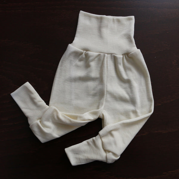 pantalon bio bébés en laine merinos et soie, laine merinos biologique, engel natur, pantalon naturel