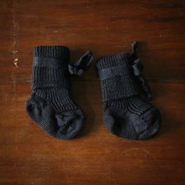 chaussettes nouveau-né en laine merinos biologique par Hirsch Natur, socks bébé en laine bio