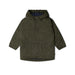 veste enfant en coton bio ciré, resistante à l'eau, par Matona, couleur brique, veste unisex enfants