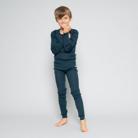 100% laine merinos leggings pour enfant par Minimalisma, trés douce leggings unisex enfant et bebe
