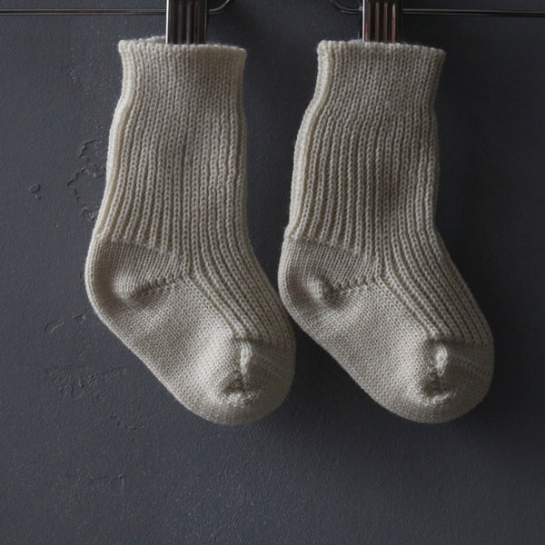 chaussettes enfant en laine bio par Groedo, chaussettes naturel bébé pure laine biologique
