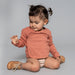gilet croisée bébé en coton biologique par Minimalisma, vêtements bio coton enfants