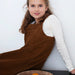 robe enfant velours côtelé coton bio, robe spencer pour enfant par Serendipity Organics