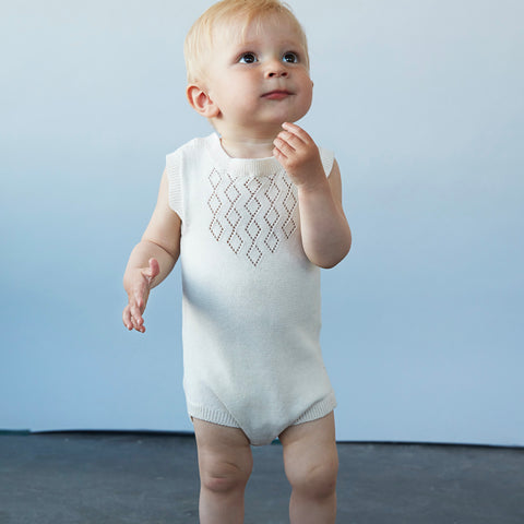 body bébé en coton bio avec dentelle, as we grow, diamond body baby, cotton biologique, slow fashion