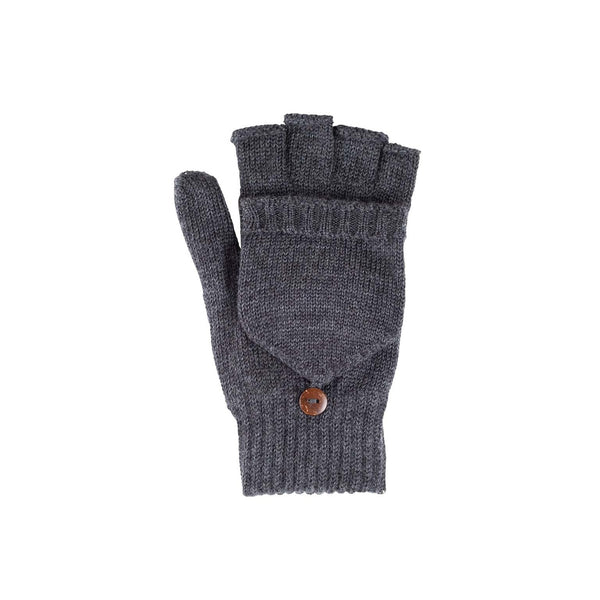 gants tricot en 100% laine merinos biologique par Pure Pure, gants adultes avec rabat pour les doigts