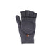 gants tricot en 100% laine merinos biologique par Pure Pure, gants adultes avec rabat pour les doigts