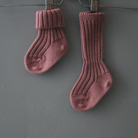chaussettes bébé 100% laine mérinos tricoté épaise pour bébés par Grödo, chaussettes en laine bioloiguqe pour bébé