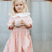robe fille couleur blush en lin, pocket dress, par As We Grow