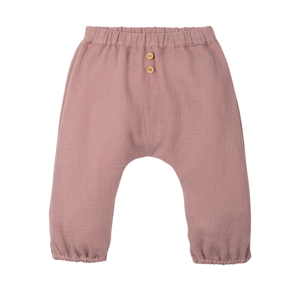 nouvelle collection, pantalon bébé en gaze coton bio par Pure Pure