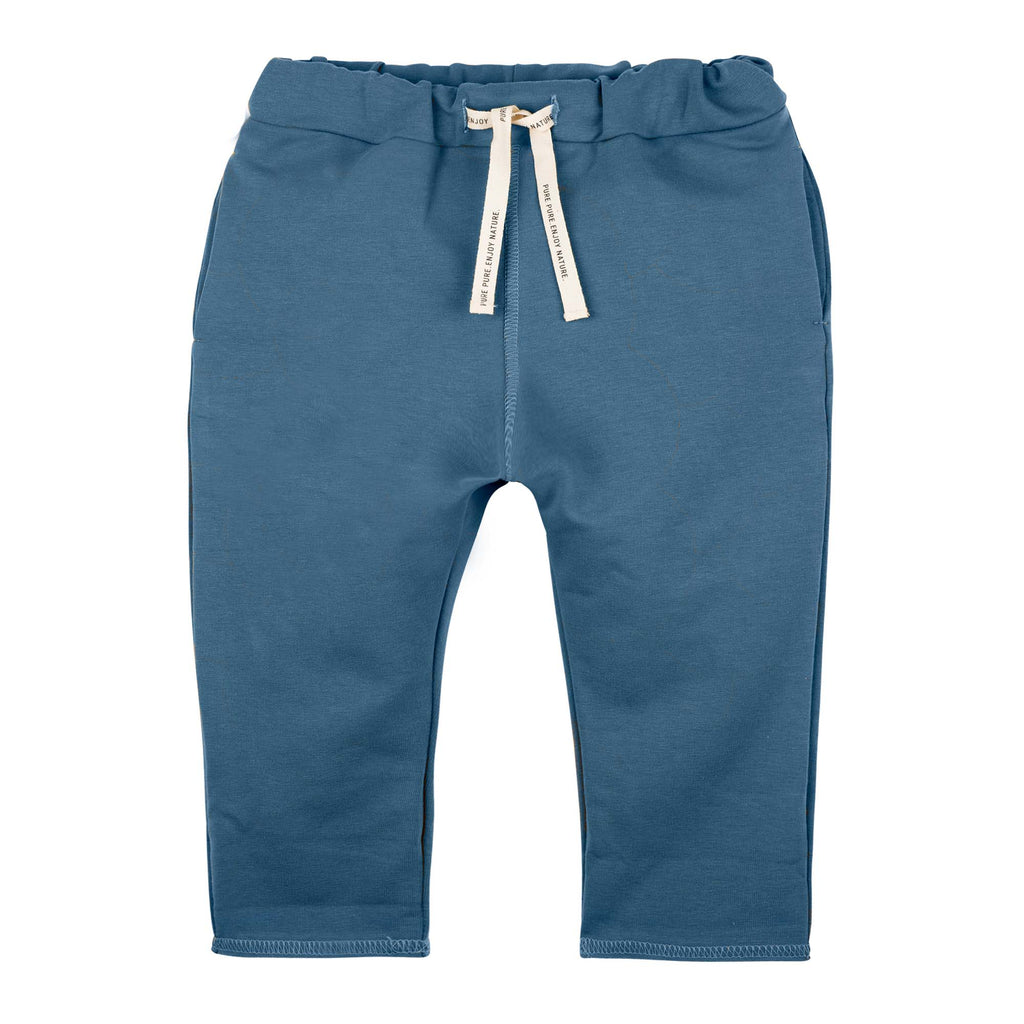 pantalon en sweat molleton coton bio pour enfants coupe douce et ample très confortable par Pure Pure