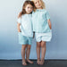 short enfants en lin, As We Grow, slow fashion durable et equtiable fashion pour enfants, short lin sauge