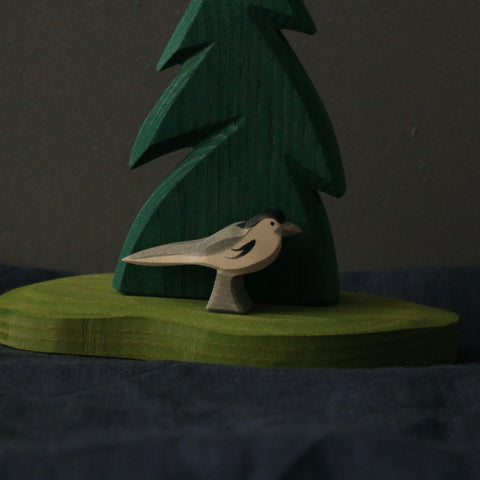 bergeronnette en bois naturel pour enfants par Ostheimer, jouet en bois inspirés de Waldorf steiner et montessori