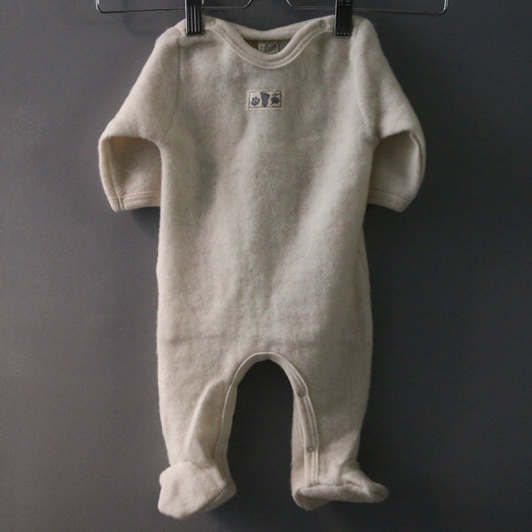 pyjama en laine mérinos peluche pour bébé par Lilano, vêtements pure, naturel et durable pour bébé, 