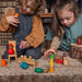 12 lutin en bois pour jeux creatif et imaginaire pour enfants par Grapat, nins together Grapat