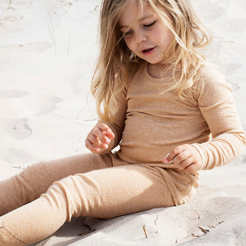 belle enfant cashmere leggings truffle – kodomo