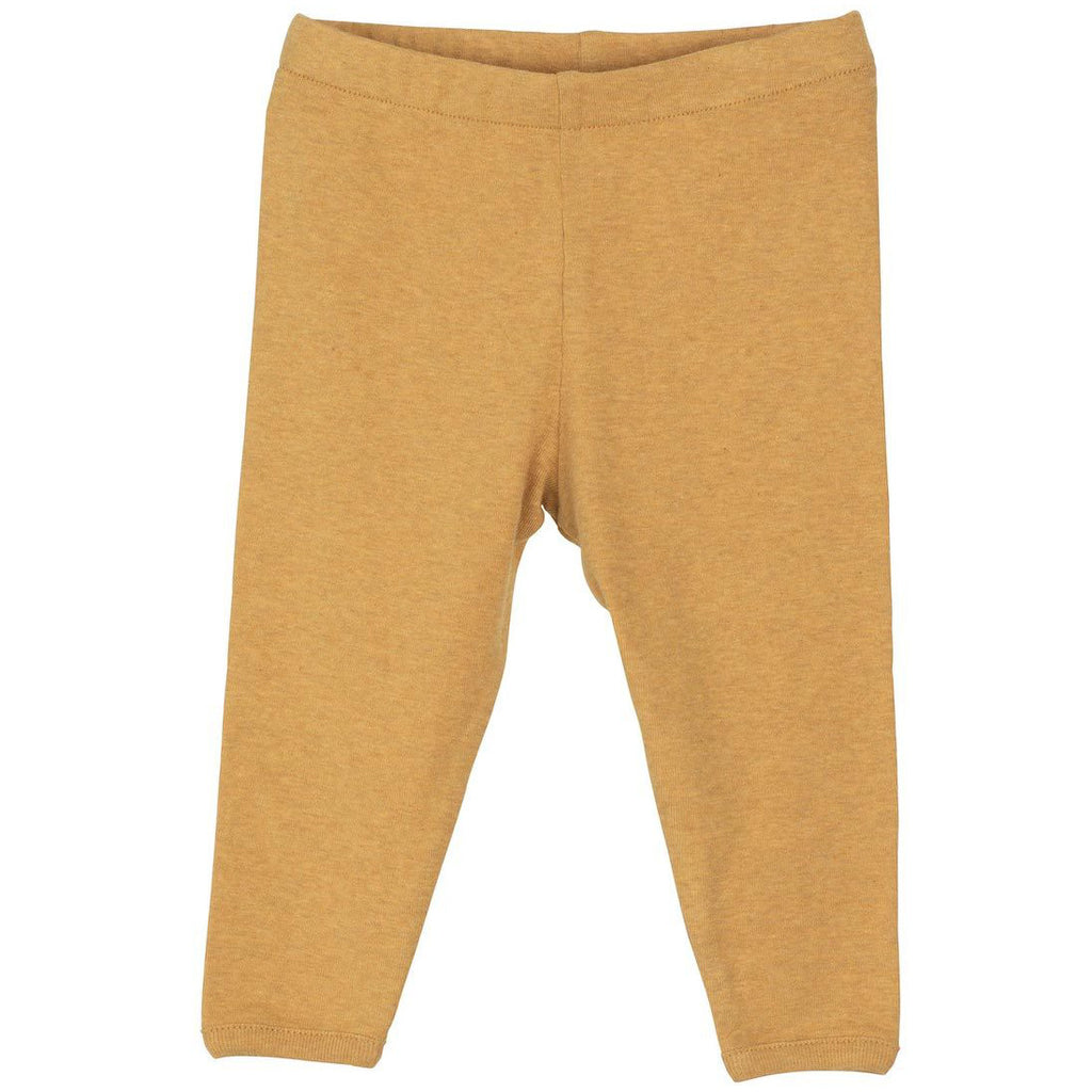 leggings enfants en coton biologique couleur jaune, Serendipity Organics, leggings coton bio pour enfants