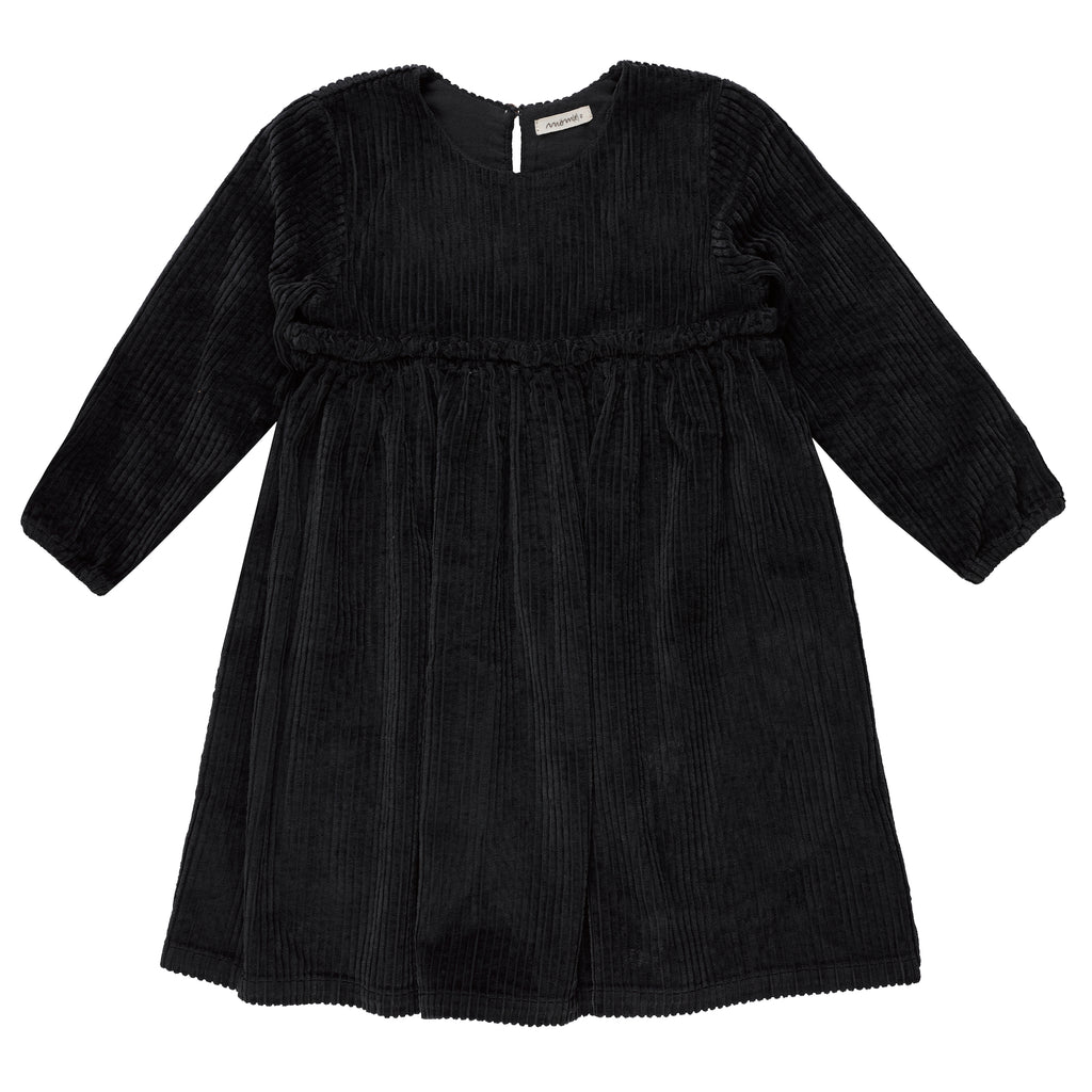 robe vintage pour enfants en velours côtelé en coton éco-certifié par Mome, Möme Juliana dress