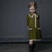 robe vintage enfants, sailor dress par As We Grow, robe fille en 100% coton tricotée