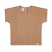 t-shirt en 100% lin pour enfant par Matona, couleur tan, vêtements enfant naturelle et durable