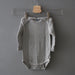 Merino Wool, Silk & Cotton Body - Grey Melange - 0-3y