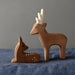 Ostheimer animaux en bois pour enfants, chevreuil en bois, animaux de la forêt jouet pour enfants, equitable, non-toxique